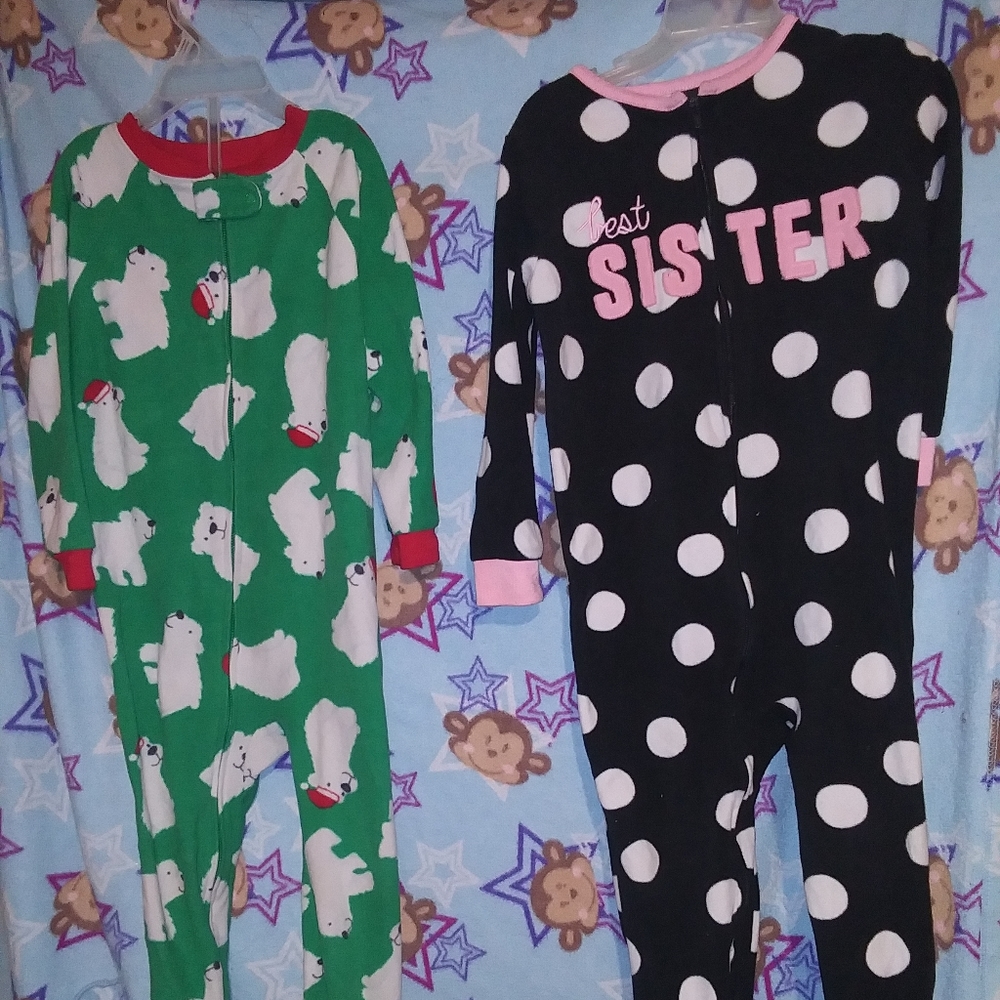 Carter's Christmas and Dots PJ size 3T and 4T